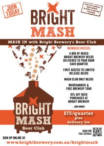 Bright Mash beer club poster