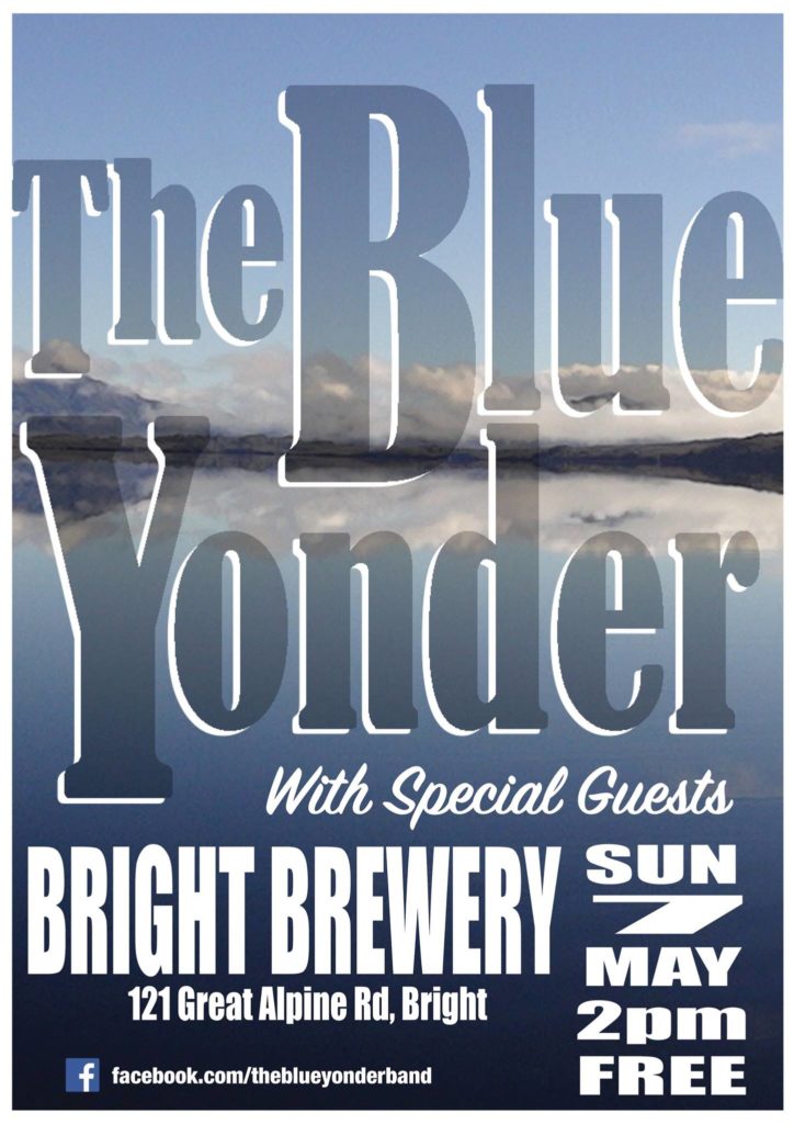 Gig poster for The Blue Yonder