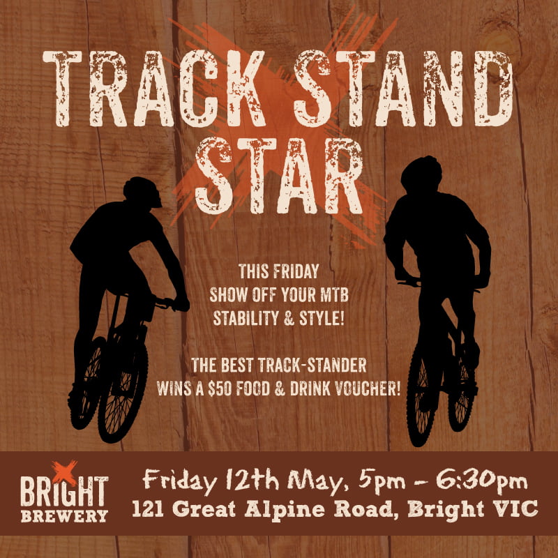 Track Stand Star event at Bright Brewery