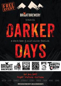 Bright Brewery Darker Days Festival poster