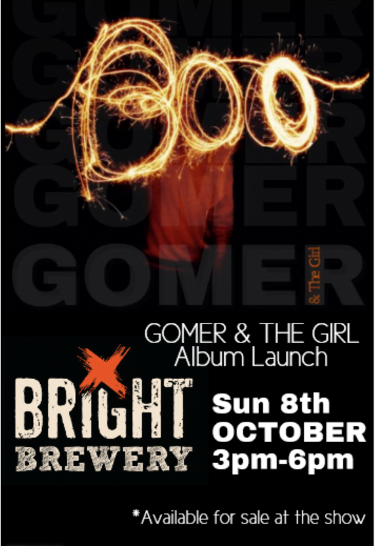 Gomer & The Girl boo album launch poster