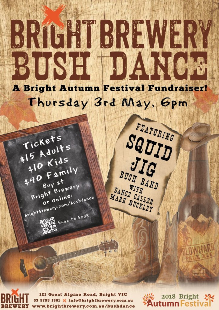 Bright Brewery Autumn Festival Bush Dance poster 2018