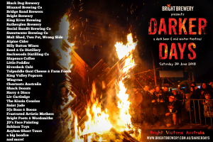 Darker Days 2018 vendors promo